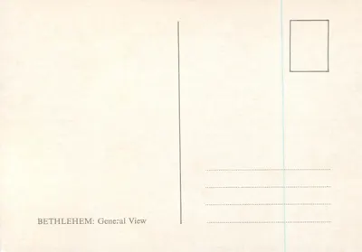 Betlejem — Ogólny widok — bez wydawcy ani widocznego numeru seryjnego — Rewers