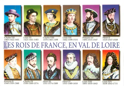 Os Reis da França, na Val de Loire — Éditions Leconte
