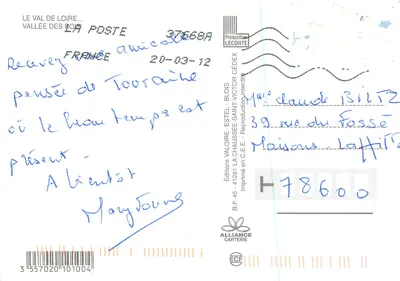 Os Reis da França, na Val de Loire — Éditions Leconte — Verso