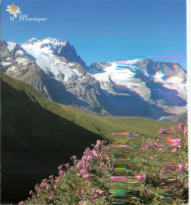 Montanha — vista das Alpes — edições Vallot