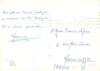 Rua típica — Sitges — R. G. n° 157 — Verso