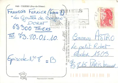 Most nad Thiers — Thiers — Auvergne — Rewers