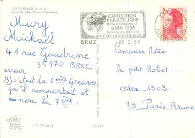 Vista aerea di Brûz — Quartiere del Champ-l'Évêque — editore Cing — Verso