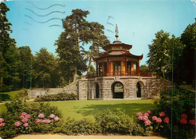 L'Isle-Adam (95) — No Parque de Cassan, o Pavilhão Chinês — Edições 'La Cigogne'