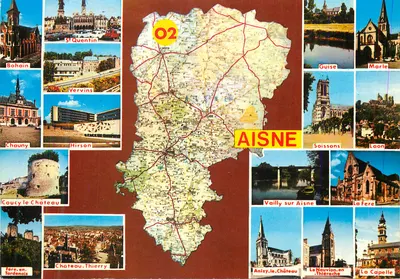 Aisne — Departamento 02 — Edições « Plan Département »