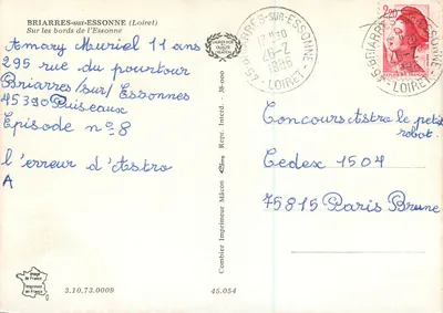 Briarres-sur-Essonne — Lungo i bordi dell'Essonne — Editore Combiér — Verso