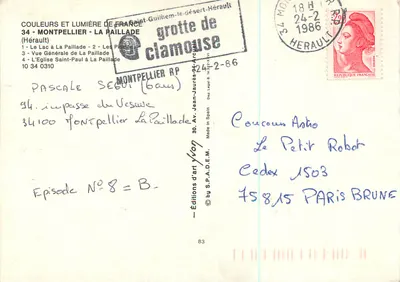 Montpellier — La Paillade — Wydawnictwo artystyczne Yvon — Rewers