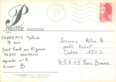 Telhados de xisto — Cazenave, Dordogne — Prestige Dordogne 24-P55 — Verso