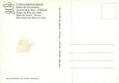 Sarreguemines — Porte de France — Wydawnictwo Europ — Rewers