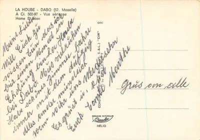 La Hoube - Dabo (57. Moselle) — Widok z powietrza — Home St-Léon — Wydawca CIM — Rewers