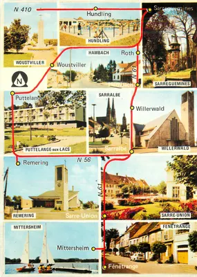 Linha N 410 — Sarreguemines à Woustviller — Edição « Europ » Pierron