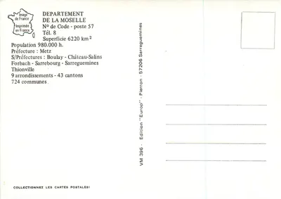 Departament Moszły — 57 — Wydawnictwo 'Europ' VM 396 — Rewers