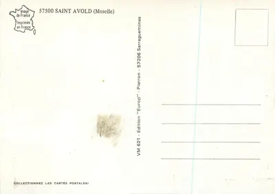 Saint Avold — Aglomeração de 19.000 habitantes na Rosselle — Edição 'Europ' n°621 — Verso