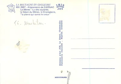 MéneC Carnac — Ciekawe kamienie — Wydawnictwo JOS — Rewers