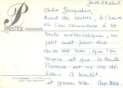 Kościół w Théojac — Prowansja — Prestige Provence 13-P1 — Rewers