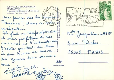 Castelo de Puymartin — Antiga fortaleza do século XV restaurada — Éditions IRIS — Verso
