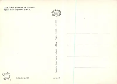 जर्मिनी-डेस-प्रेस — कारोलिंगियन चर्च (9वीं शताब्दी) — इम्प्रेसर कॉम्बियर, मैकॉन — पीछे