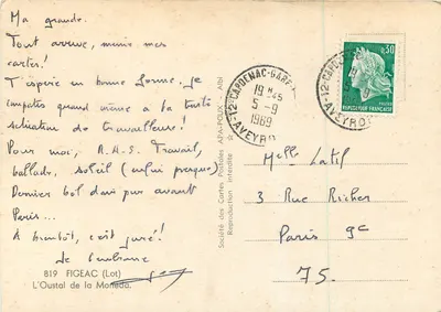 L'Oustal de la Moneda — Albi — Société des Cartes Postales APA-POUX — Verso