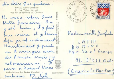Widok Doliny Zamku — Fumel (Lot-et-Garonne) — Éditions Modernes & Théodic — Rewers