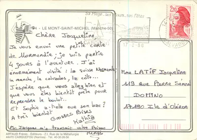 Monte-São-Mihiel — vista panorâmica — ARTAUD Frères, Z.I. Rue de la Métallurgie, 44470 Carquefou — Verso