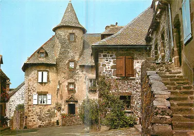 Salers — Cidade Medieval, casa Bertrand — Edição de Jureline