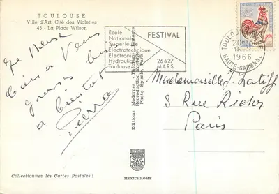 Toulouse — Visão aérea — Edições MEXICHROME, n° 45 — Verso