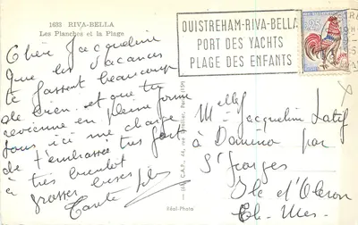 Plaża Riva-Bella — Les Planches i Plaża — Réal-Photo — Rewers