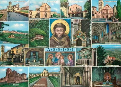 Assisi — Locais e monumentos da cidade — Edições Ricordi del Santuario della Porziuncola