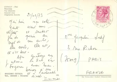 Cefalù — Visão Geral — Éditions Sicilia, n°183 — Verso