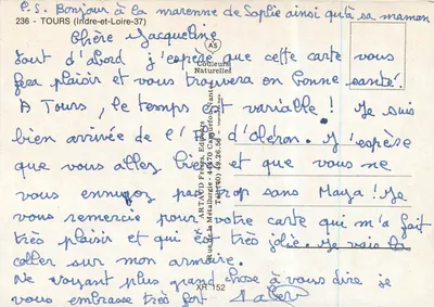 Tours — Plac Jean-Jaurès, Ogród Botaniczny, Ogród Prebendów — Artaud Bracia, Wydawcy — Rewers