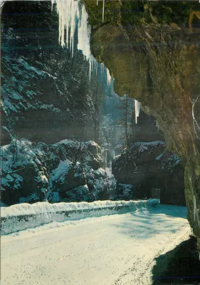 As Gorges da Bourne — inverno — Villard-de-Lans
