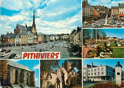 Pithiviers — vista panorâmica da cidade — Éditions Valoire, n° 5.816