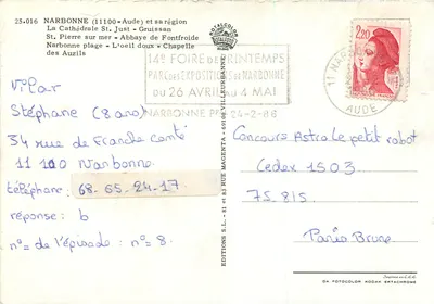 NARBONNE i jej region — Wydawnictwo S.L. n° 25.016 — Rewers