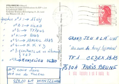 Strasbourg — Mosty Zakryte i Katedra — Wydawnictwo Romani — Rewers