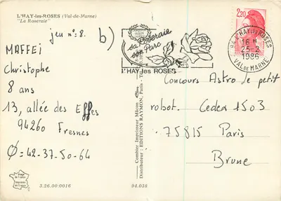 L'Hay-les-Roses — La Roseraie — Éditions Raymon — Verso