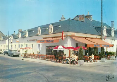 Le Lude (Sarthe) — Restaurante-Bar-Licorice « Chez Gisèle » — Éditions Jipécolor
