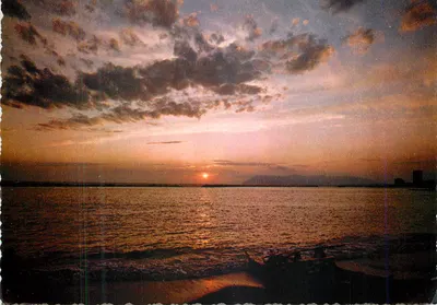Pôr do sol — A Mediterraâneo — Éditions Rallé, NICE, n°6106
