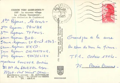 Cesson-Sévigné — Centrum handlowe — wydawca IRIS — Rewers