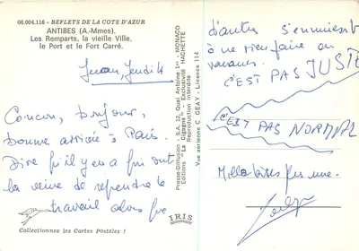 Antibes — Zamek, stara miasto, port i Fort Carré — IRIS — Rewers