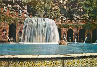 Tivoli - Villa d'Este — Fontana dell'Ovato (fonte oval) — Keymo, n° 047