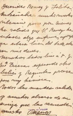 Ave exótico — Felicitações de Natal e Ano Novo — Editor não visível — Verso