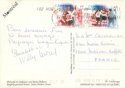 Kolorowe domy — Montreal — Mars Éditions, nr 488 — Rewers