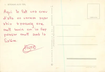 Setcasas (Alto Ter) — villaggio incastonato tra le montagne — editore COBAS & CHIA — Verso