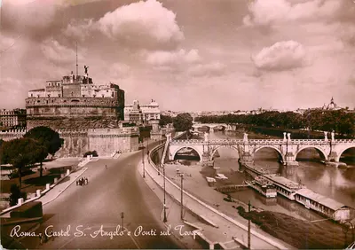 Rzym - Castel S. Angelo e Ponti sul Tevere — E. D'izioni A.R.A. - Rzym