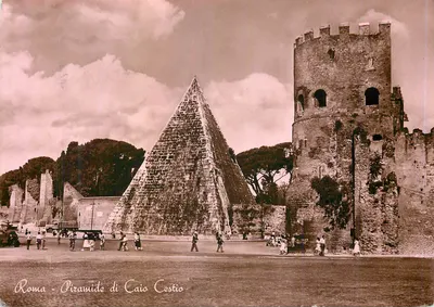 Rzym — Piramida Caja Cestiusza — wydawca R.30 Edizioni A.R.A. — Rzym