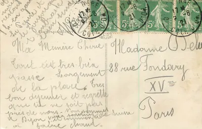 Dijon — Kościół św. Michała i Giełda Handlowa — R. G. Wydawca, nr 30 — Rewers