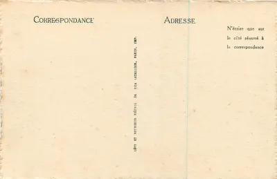 Vichy — O Casino — Um canto da Terrasse — LL. — Verso