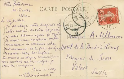 Les Grands Goulets — Le Vercors — DAUPHINÉ — n°223 — Verso