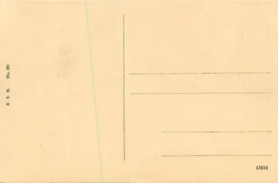 Germania no monumento nacional — Niederwald — editor K.S.M. n° 291 — Verso