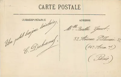 Reims — Place Drouet-d'Erlon — Éditeur LL, n° 228 — Rewers
